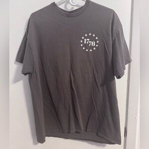 Gildan Charcoal 1776 No One Takes My Guns Graphic Tee